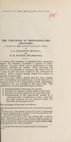 view The virulence of diphtheria-like organisms : a note on the intracutaneous test / by A.J. Eagleton and E.M. Baxter.