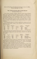 view The rickets-producing effect of dried thyroid / by Edward Mellanby.