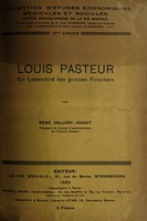 view Louis Pasteur : Ein Lebensbild des grossen Forschers / Marie René Vallery-Radot].