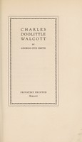 view Charles Doolittle Walcott / [George Otis Smith].