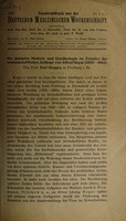 view Die deutsche Medizin und Gynäkologie im Zeitalter der wissenschaftlichen Anfänge von Alfred Hegar (1852-1864) / [Paul Diepgen].