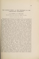 view Tar cancer in mice. 1, The technique of the comparative experiment / by A.F. Watson and E. Mellanby.