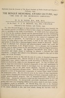 view The uses of the methonium compounds : the Bengué memorial award lecture, 1952 / by W.D.M. Paton.