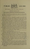 view Improvements in apparatus for administering anaesthetics / [William Ernest Poole].