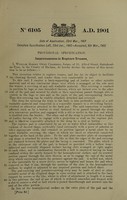 view Improvements in rupture trusses / [William Robert Owen Chambers].