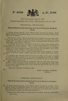 view Improvements in and connected with dental plates for artificial teeth / [Mary Clarke Jenkins].