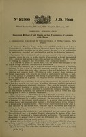 view Improved method of and means for the vaccination of animals with virus / [Onésime Thomas].