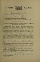 view A combined appliance applicable for use as a pestle and for making suppositories and the like / [George Lincoln Allen].