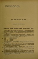 view Preservatives against contagious disease in the lungs of cattle / [Leopold Mandl].