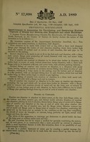 view Improvement in apparatus for ventilating and destroying noxious vapours of drains and sewers, also hospitals and other buildings / [Alfred Young].