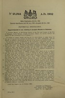 view Improvements in and relating to aseptic stands or cabinets / [Andrew Brown].