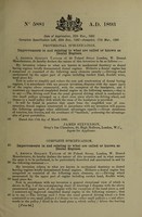 view Improvements in and relating to what are called or known as dental engines / [Arthur Gillett Taylor].