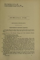 view Improvements in ambulance apparatus / [John Denis MacDonald].