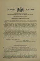 view Improvements in midwifery forceps / [Ernest Elias Tidboald Badcock Greville].