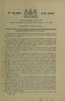 view Improvements in and relating to apparatus for sterilising buildings, containers, casks, vessels and the like / [Frederick Boehm].