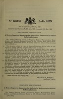 view A new or improved apparatus for the relief of asthmatical or similar suffering patients / [Thomas William Lench].