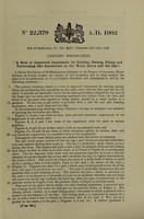 view A new or improved implement for cutting, paring, filing and performing like operations on the nails, corns and the like / [Ernst Kaufmann].