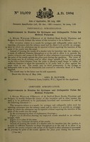 view Improvements in nozzles for syringes and collapsable tubes for medical purposes / [Myles William O'Reilly].