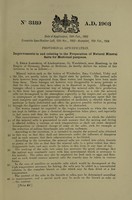 view Improvements in and relating to the preparation of natural mineral salts for medicinal purposes / [Erich Langheld].