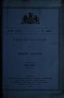 view Specification of Robert Salmon : trusses.