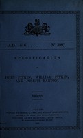 view Specification of John Fitkin, William Fitkin, and Joseph Barton : truss.