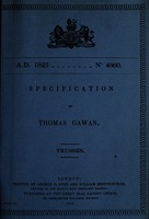 view Specification of Thomas Gawan : trusses.