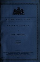 view Specification of John Newling : truss.