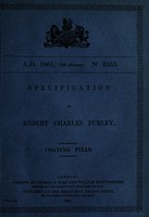 view Specification of Robert Charles Furley : coating pills.