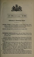 view Specification of Francis Fearon : softening or deadening sound.