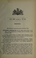 view Specification of Alfred Austin Usher : respirators.