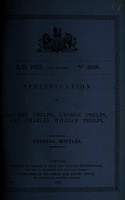 view Specification of Reuben Phelps, George Phelps, and Charles William Phelps : feeding bottles.