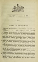 view Patent of Sir William Jennens and Charles Stisted : baths.