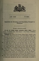 view Specification of David Evans : apparatus for sweeping and regulating draught in chimneys.