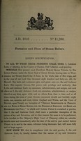 view Specification of Ambrose Lord : furnaces and flues of steam boilers.