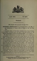 view Specification of Frederick Smith : furnaces.