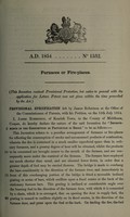 view Specification of James Robertson : furnaces or fire-places.