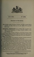 view Specification of William Muir Campbell : furnaces or fire-places.