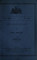 view Specification of John Miller : furnaces.