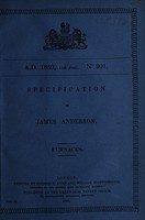 view Specification of James Anderson : furnaces.