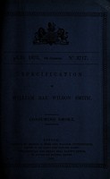 view Specification of William Rae Wilson Smith : consuming smoke.