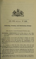 view Specification of John Towle : collecting, treating, and distributing sewage.