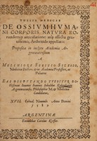 view Theses medicae de ossium humani corporis natura eorundemque articulatione : atque affectu gravissimo, arthritide appellato ... / Joannes Sebaldus Kobenhaupt.