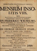 view Dissertatio inauguralis medica de mensium insolitis viis / [Georg Friedrich Jaeschke].