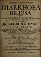 view Dissertatio inauguralis medica de diarrhoea biliosa ... / [Johann Andreas Münnich].