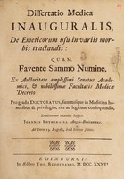 view Dissertatio medica inauguralis, de emeticorum usu in variis morbis tractandis ... / [John Fothergill].