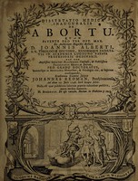 view Dissertatio medica inauguralis, de abortu ... / Eruditorum examini subjicit Johannes Redman.