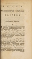 view Index medicamentorum simplicium triplex / Conscriptus a Carolo Alston.