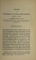 view Remarks on the pathology of mollities ossium. With cases / [Samuel Solly].