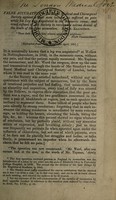 view False accusation in the Royal Medical and Chirurgical Society against a poor man because he suffered no pain while his leg was amputated in the mesmeric coma : and cruel refusal of the Society to receive his solemn denial of the truth of the false accusation / By Dr. Elliotson.