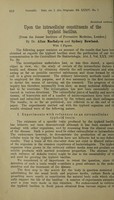 view Upon the intracellular constituents of the typhoid bacillus / by Allan Macfadyen and Sydney Rowland (from the Jenner Institute of Preventive Medicine, London.).